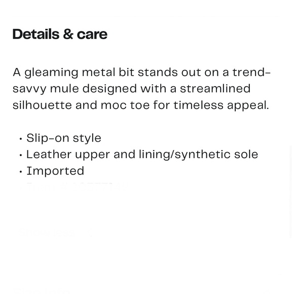 Sam Edelman Kira Bit Mules Amber Gold Leather Women’s 5.5 Gold tone Hardware - Picture 14 of 14